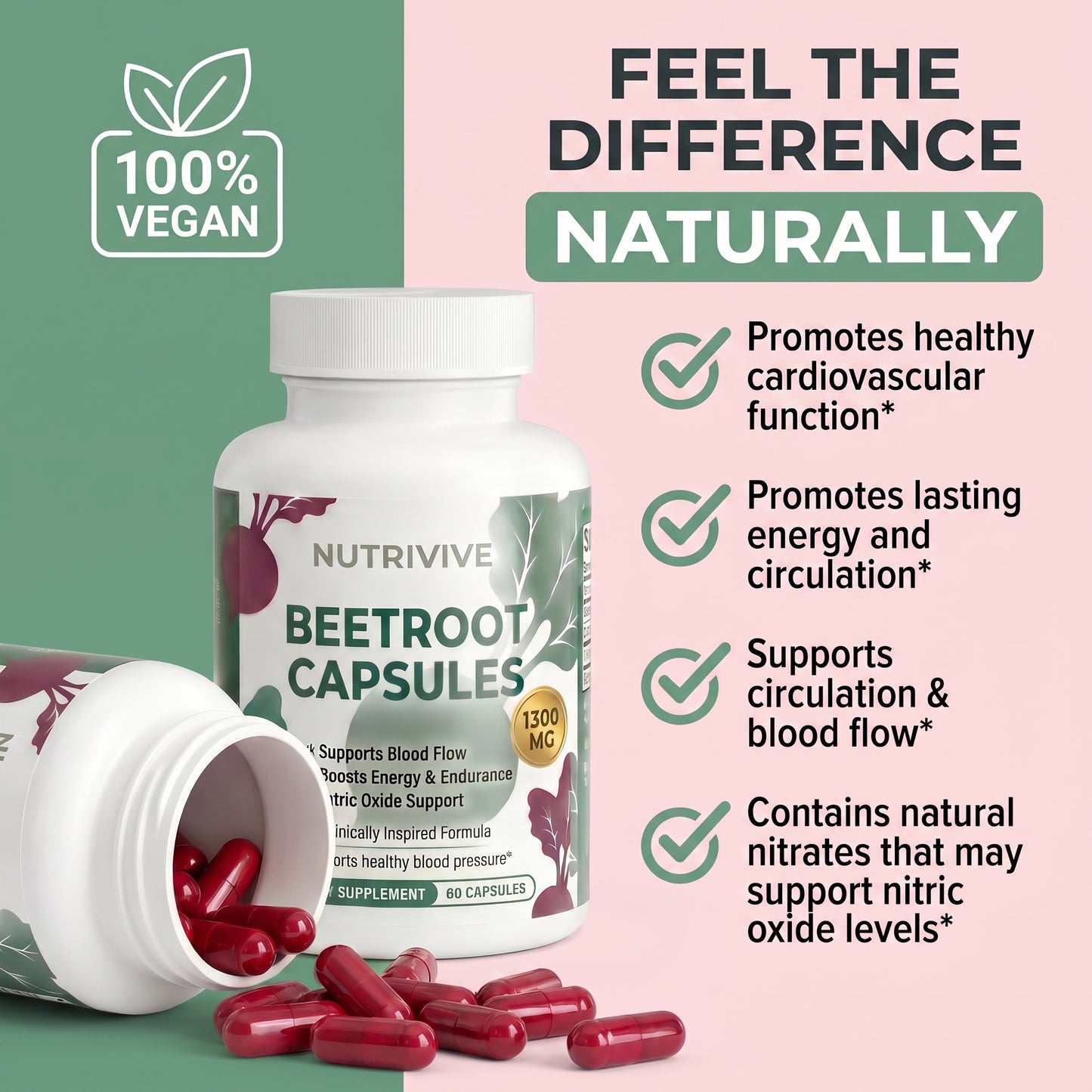 Purevia Beetroot Capsules